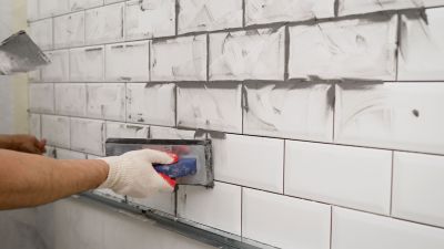 Professional Grout Repair Process